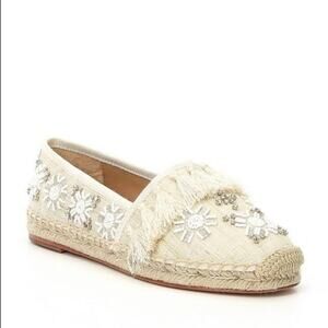 Antonio Melani Dacora Beaded Tassels Mules Espadrilles Size 10M Womens New